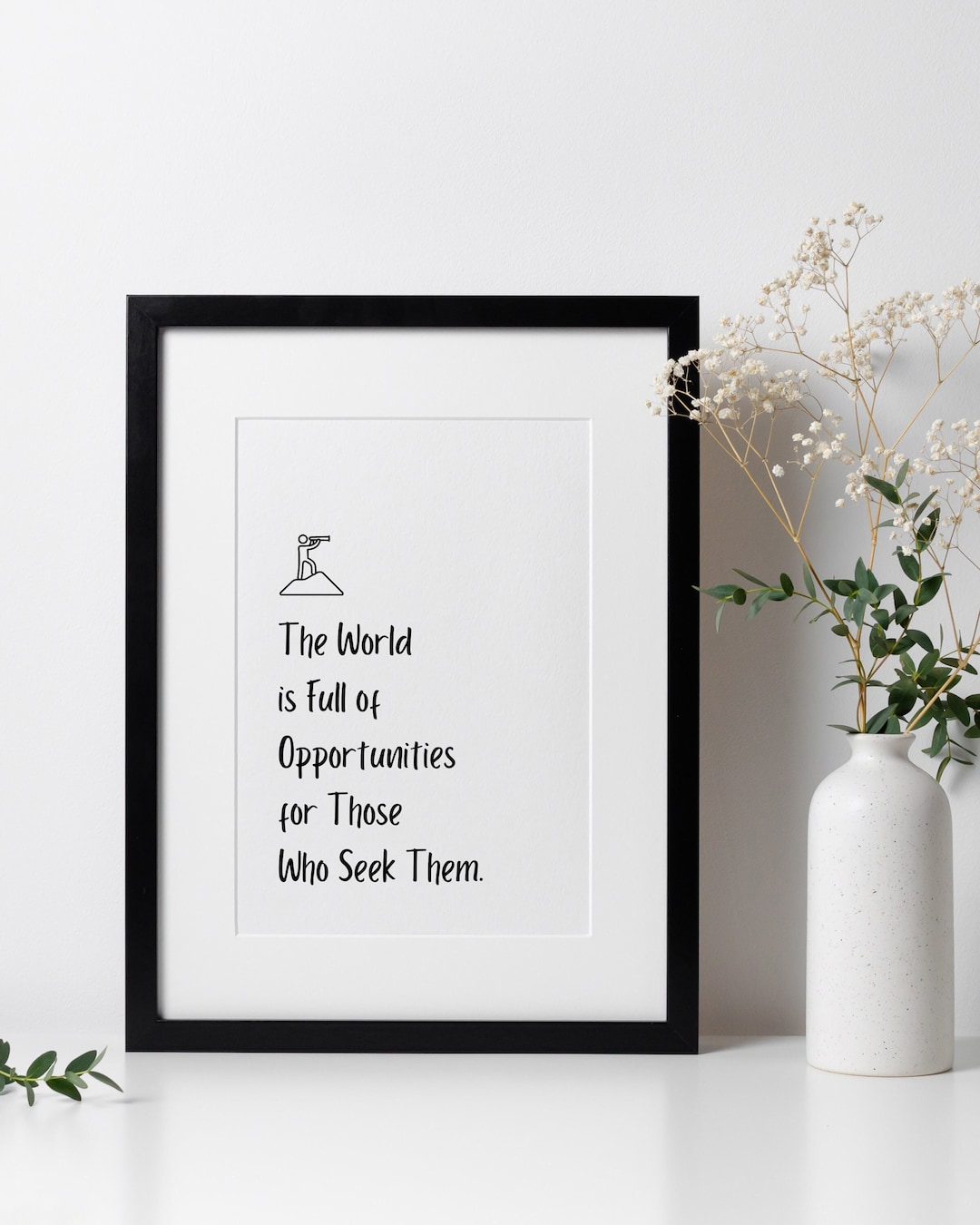 Quote Art Print, Inspirational Quotes, Motivational Wall Art Prints ...