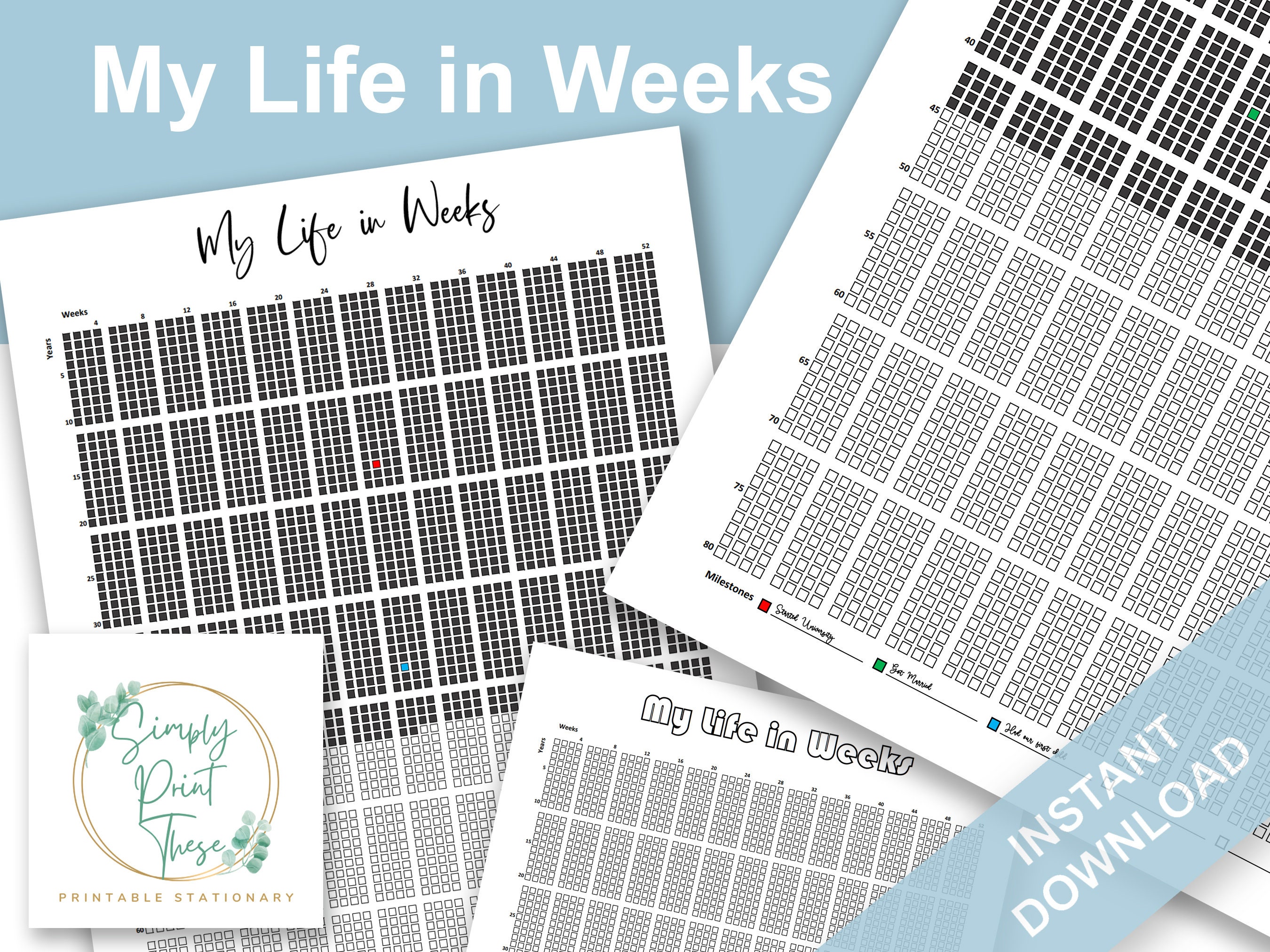 4k Weeks™ Weekly Planner