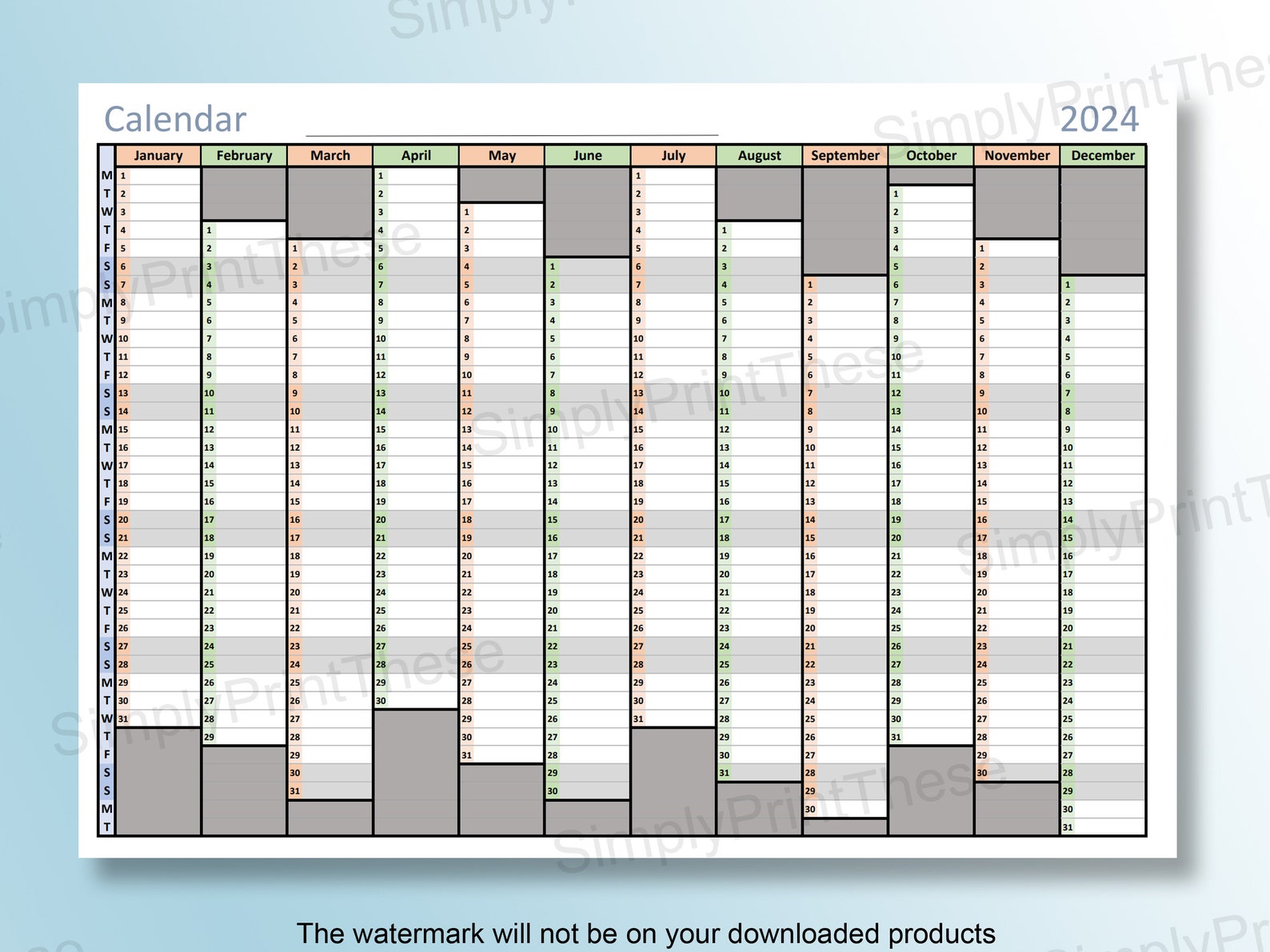 Printable 2023, 2024 and 2025 Calendar Bundle 2023-25 Organisers ...