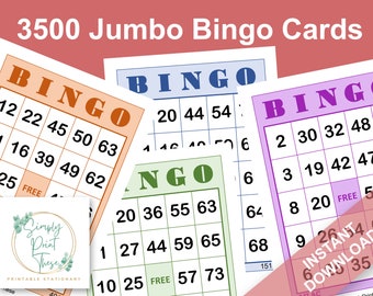 60000 Bingo Tickets 6 Zum Ansehen Bingo Flyer Bingo Singles Bingo