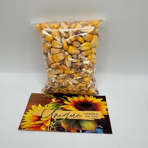 Toasted Corn 3.2 oz. Smoked fish. For Santeria, Osha IFA, Yoruba