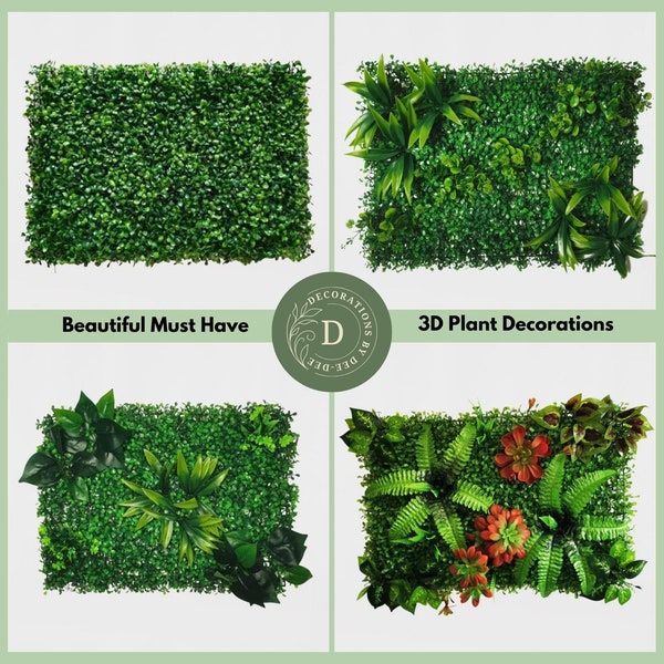 Faux Plant Wall Art Etsy