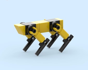 Boston Dynamics Spot Robot Dog (Mini-Figure Scale) – Custom Lego Kit