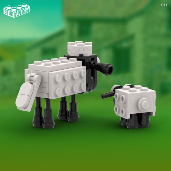 Cartoon Sheep and Lamb – Custom Lego Kit - Etsy