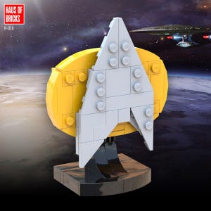 Star Trek: Die Neue Generation Kommunikator Display - Eigenes Lego Kit
