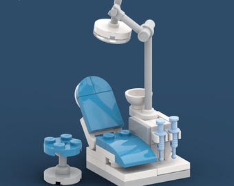 Dentist Patient Chair (Mini-Figure Scale) – Custom Lego Kit