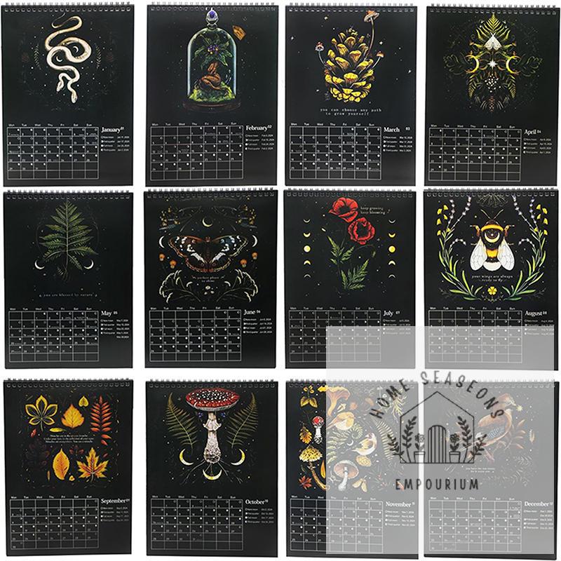 2026 Wall Calendar [8x12] Ravens And Ruins: Norway