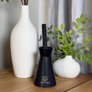 Luxury Ceramic Reed Diffuser | Oppoli Black Bottle, Home Fragrance