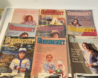 Lot de 9 magazines WORKBASKET