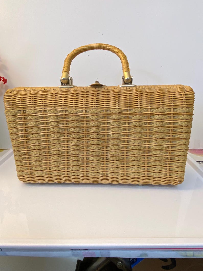 50’s Wicker Woven Purse