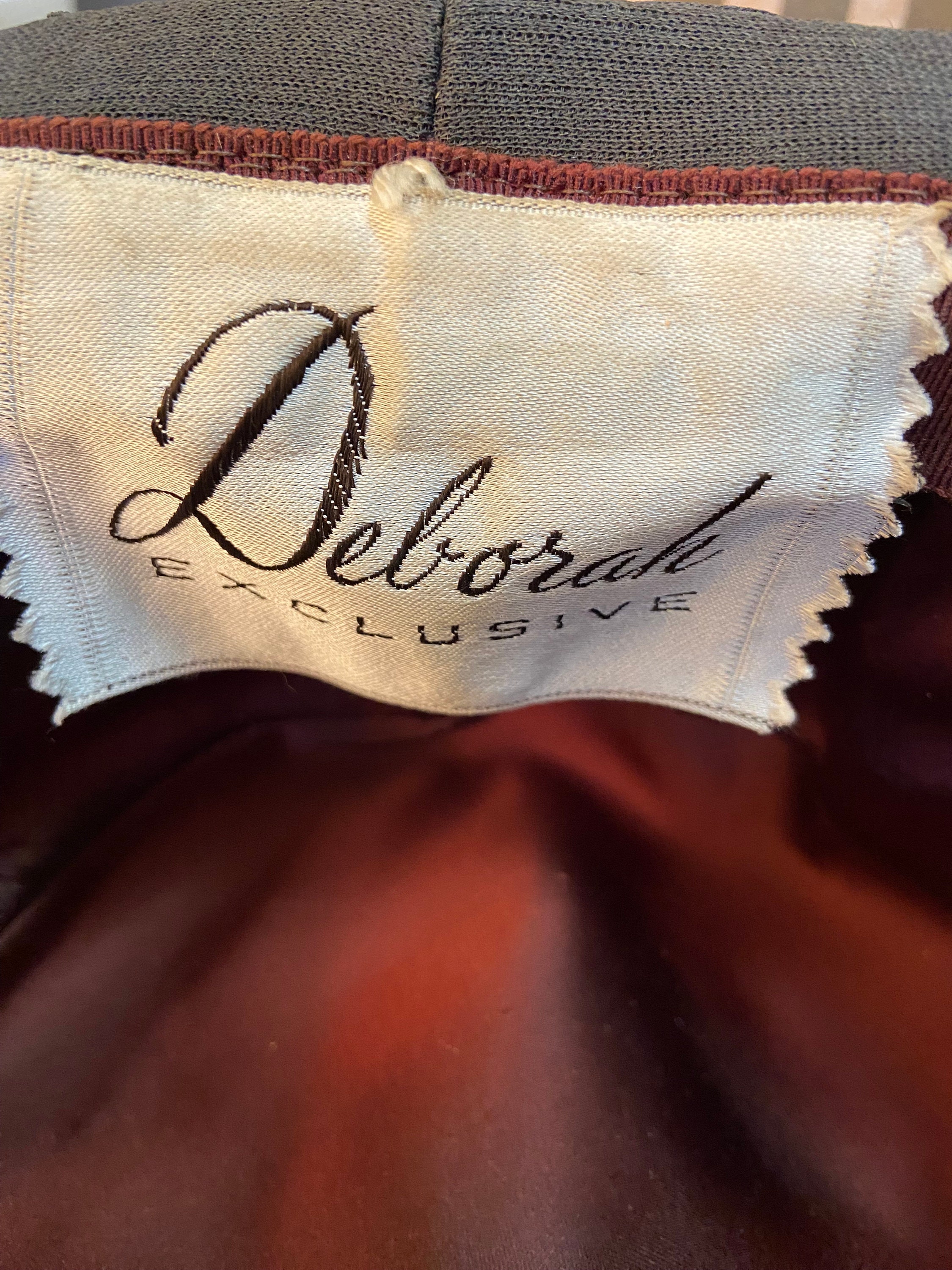 Vintage Mink Pillbox Hat by Deborah Exclusive, Size Medium 