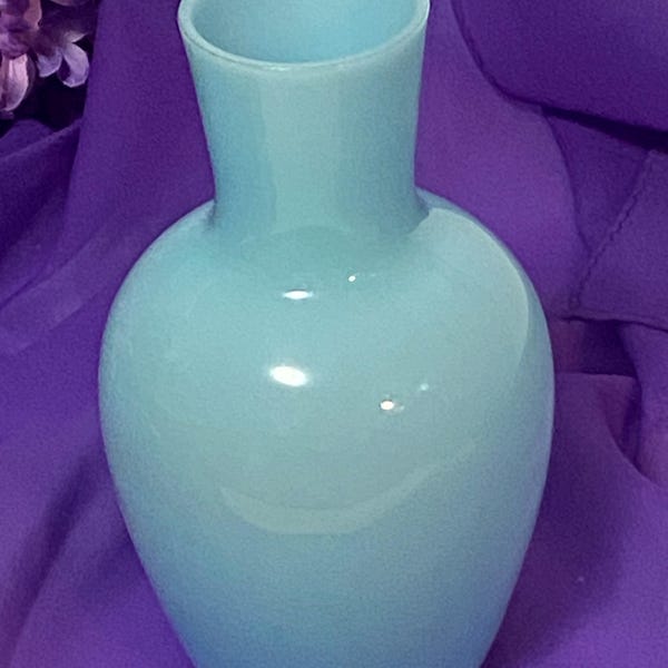 Vintage Morgantown Bay Blue Water Carafe, 1930s Trudy Tumble Up