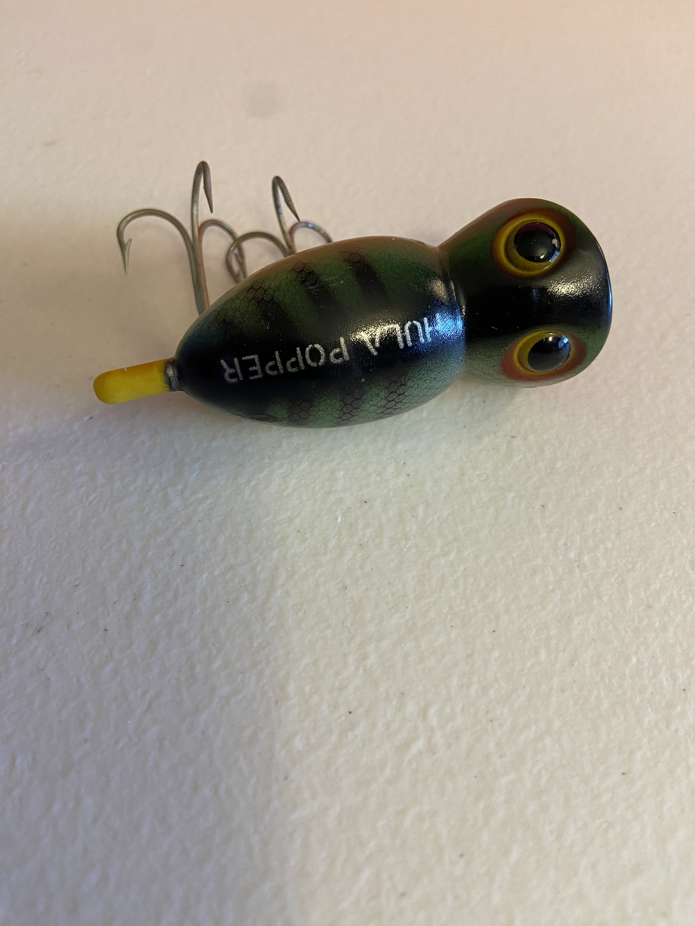 Leurre De Pêche Vintage Fred Arbogast Hula Popper - Topwater