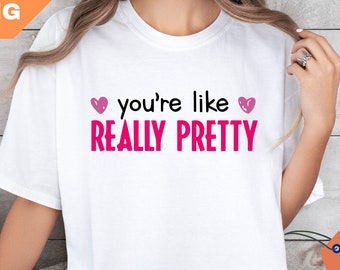You're Like Echt mooi Comfort Colors®-shirt, Karen-shirt, Mean Girls-shirt, bijpassende shirt meisjes, shirt grappig citaat, shirt beste vrienden, shirt beste vrienden
