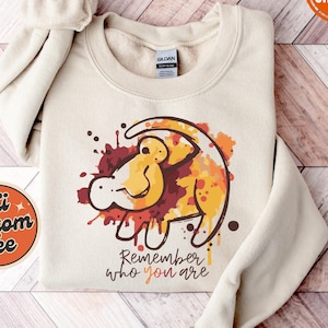 Lion King Sweatshirt, Remember Who You are Sweatshirt, Hakuna Matata Sweatshirt, Disney Sweatshirt, Lion King Hoodie, Disneyland Trip Sweat