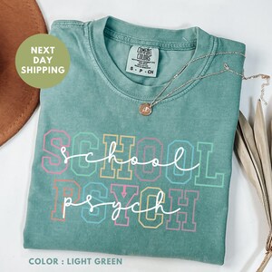 a t - shirt with the words school psychh on it