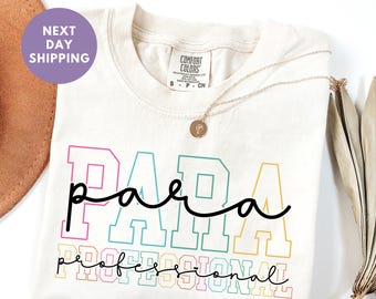 Camiseta Comfort Colors® para auxiliares docentes, Camiseta para auxiliares docentes, Camisetas para el equipo de auxiliares docentes, Camiseta de regalo para auxiliares docentes, Regreso a clases, Camiseta para asistente de profesor