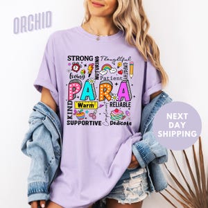 Comfort Colors®  Paraprofessional Shirt, Para Tshirt, Back to School Shirt for Paras, Paraprofessional Graphic Tee, Teacher Shirt