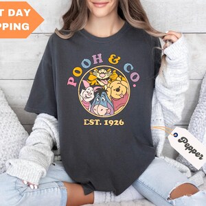 Disney Pooh and Co Shirt, Winnie The Pooh and Friends Comfort Colors® Shirt, Disney Family Shirt, Disney Pooh Shirt, Disney Kids Shirt