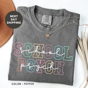 a t - shirt with the words school psychh on it
