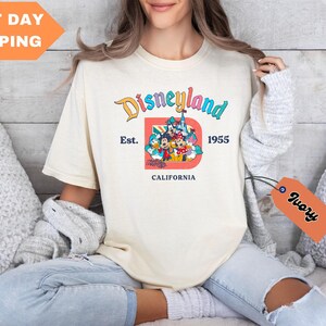 Disneyland California Comfort Colors® Shirt, Disneyland Est. 1955 Shirt, Disneyworld Shirt, Disney Mickey And Friends Shirt, Disney Shirt