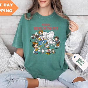Mickey Cowboy Shirt, Mickey Bring On The Fun Comfort Colors® Shirt, Disney Cowboy Shirt, Mickey and Friends Shirt, Disney Vacation Shirt