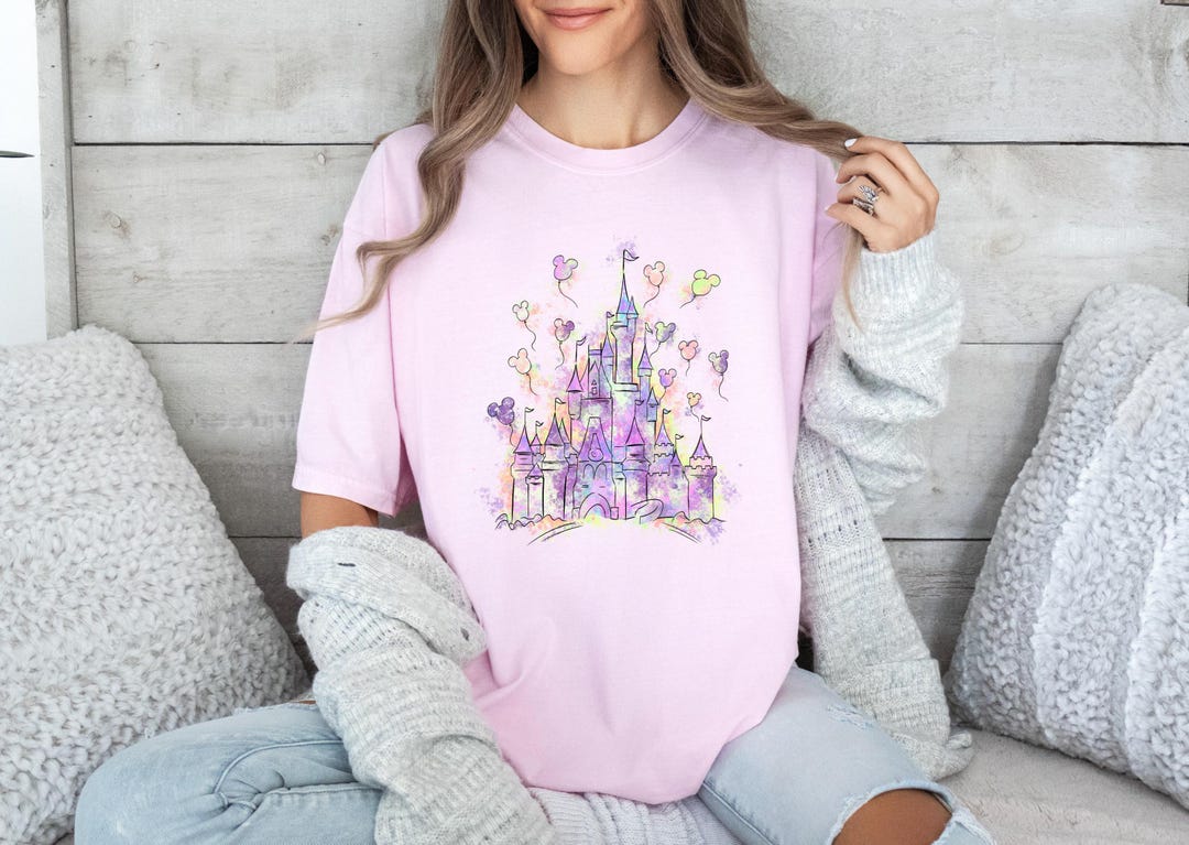 Disney Castle Comfort Colors® Shirt, Magical Castle Shirt, Disney ...