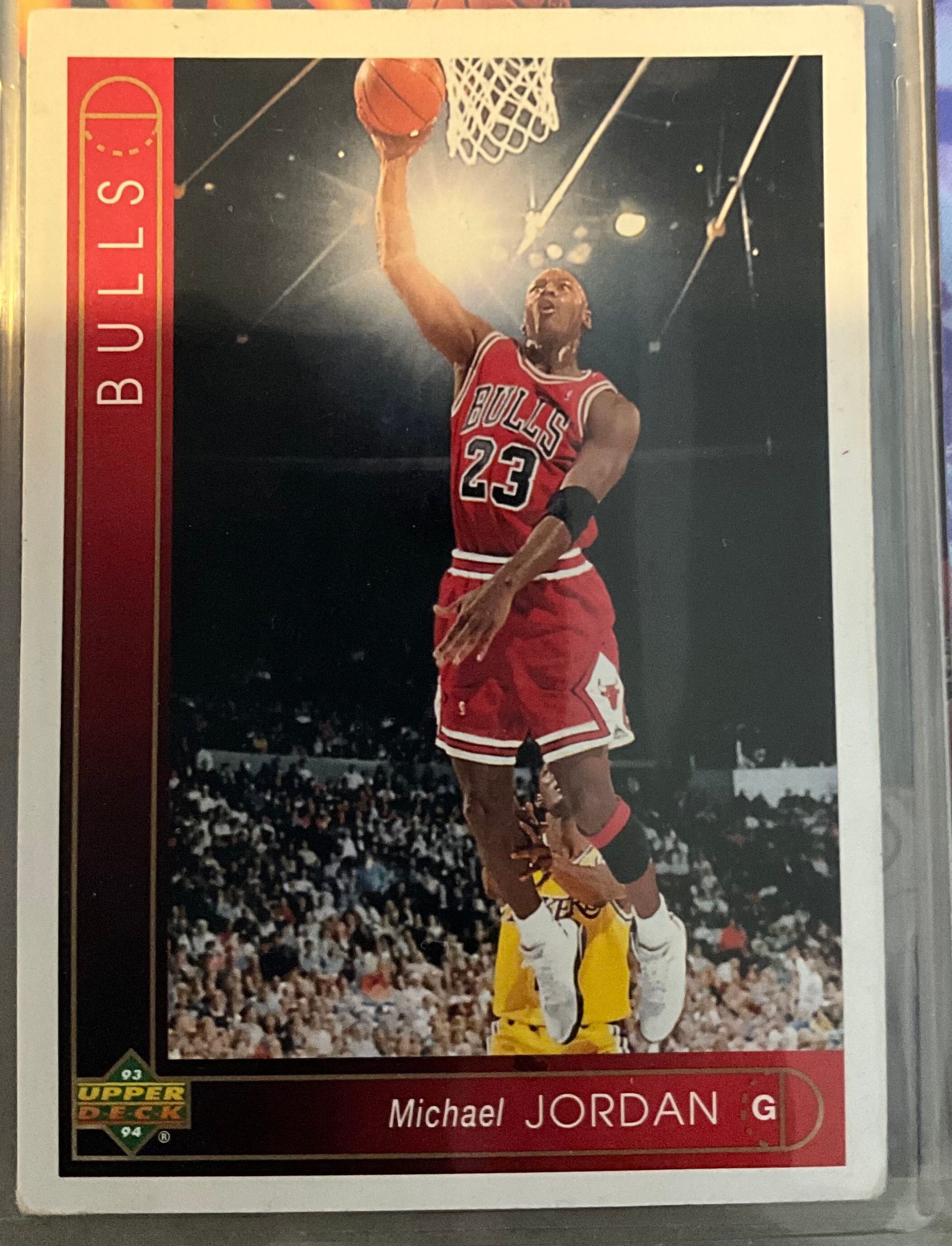 michael jordan upper deck basketball card