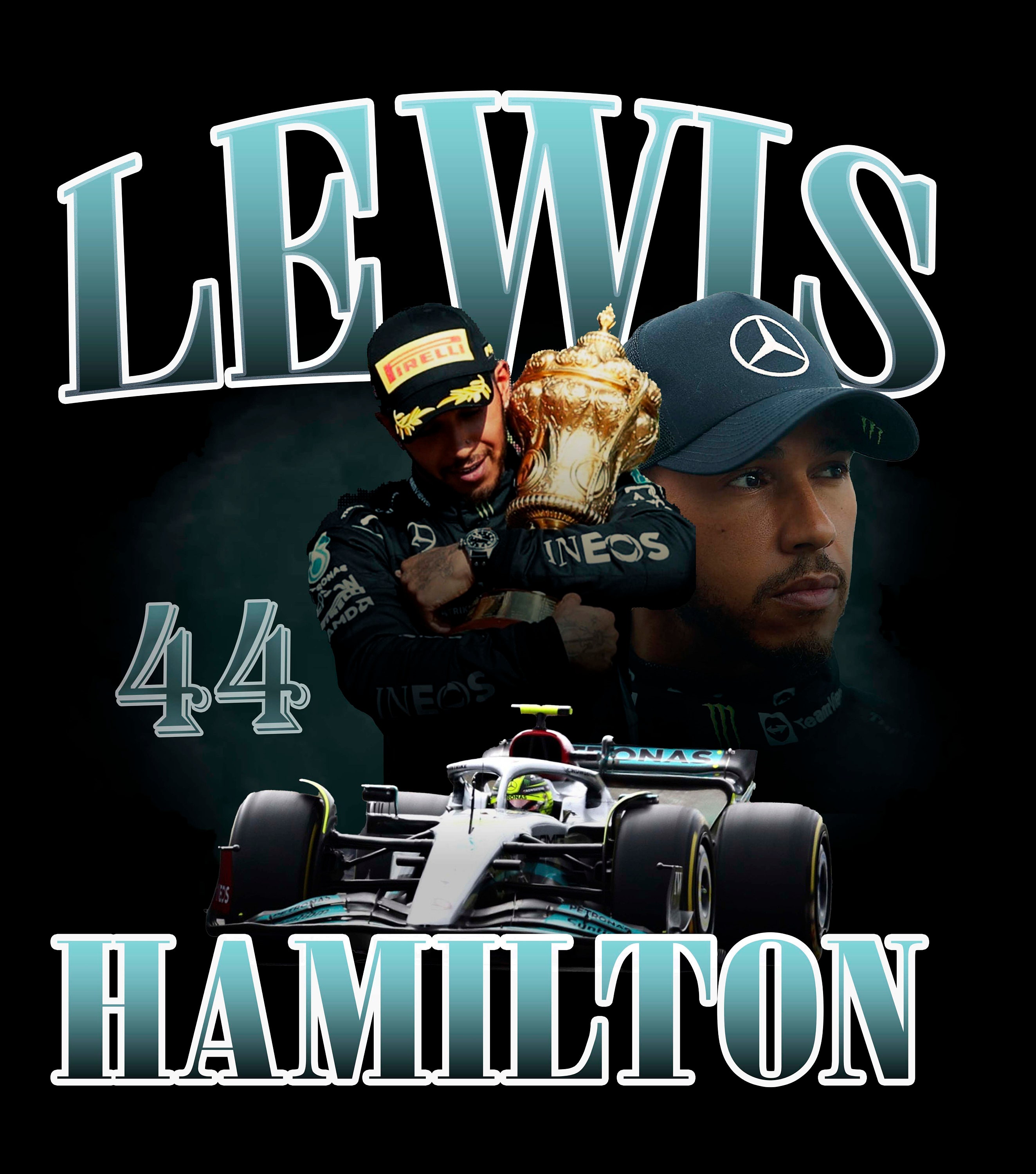 Lewis Hamilton 8 Time World Champion Home Decor Poster Canvas - REVER LAVIE