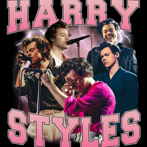 Vintage Harry Styles PNG 90s Bootleg T Shirt, Harry Styles Vintage Shirt, Harry Styles Vintage Homage T-Shirt, Harry Styles Inspired Rap Tee