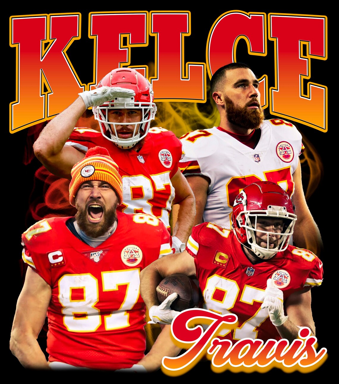Travis Kelce T Shirt Design PNG Instant Download - Etsy