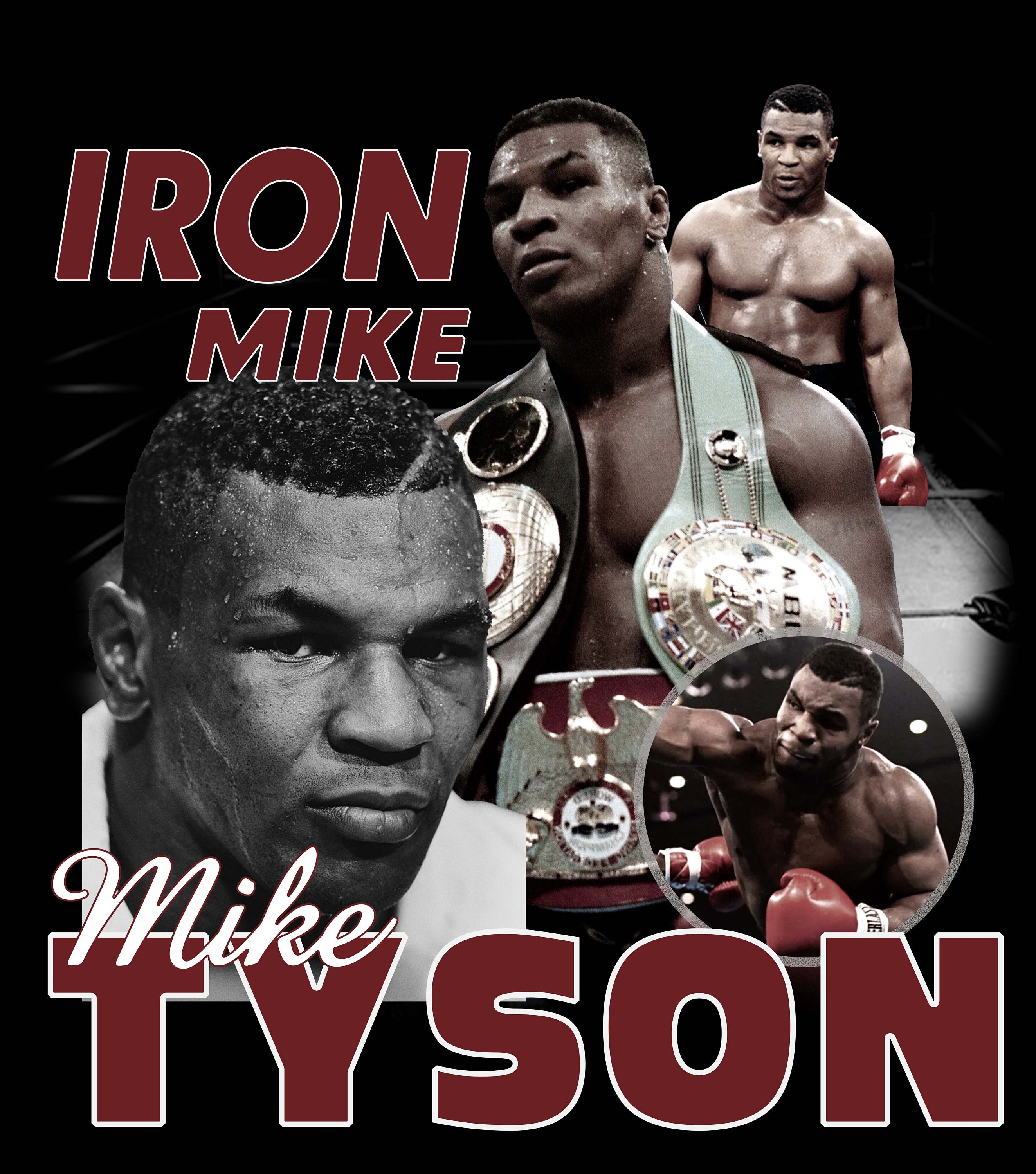 Vintage Mike Tyson Iron Mike PNG Tshirt, Mike Tyson Shirt, Iron Mike