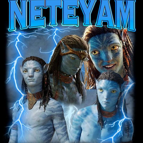 Neteyam T Shirt Design PNG Instant Download