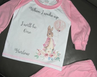 Flopsy 1st Birthday Pyjamas (Peter Rabbit)