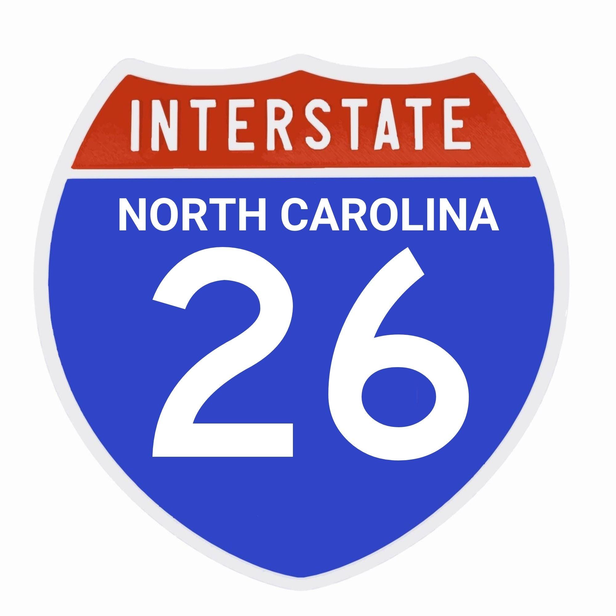 Interstate 26- Road Sign Replica - Etsy