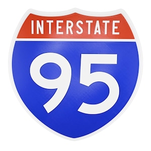 Interstate 95 - Replica del cartello stradale
