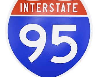 Interstate 95 - Road Sign Replica