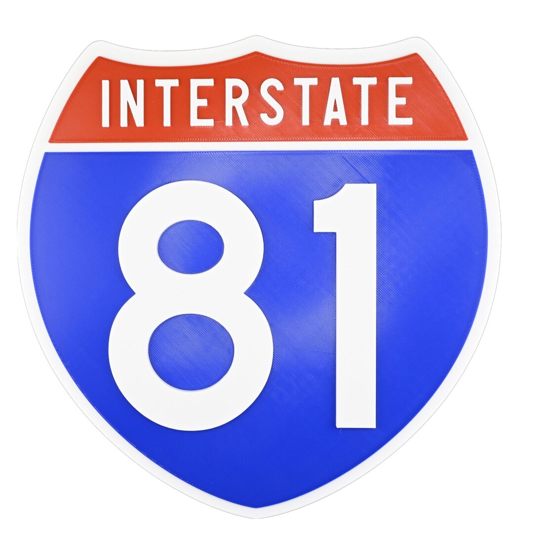 Interstate 81 - Road Sign Replica - Etsy