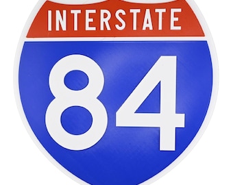 Interstate 84 - Replica del cartello stradale