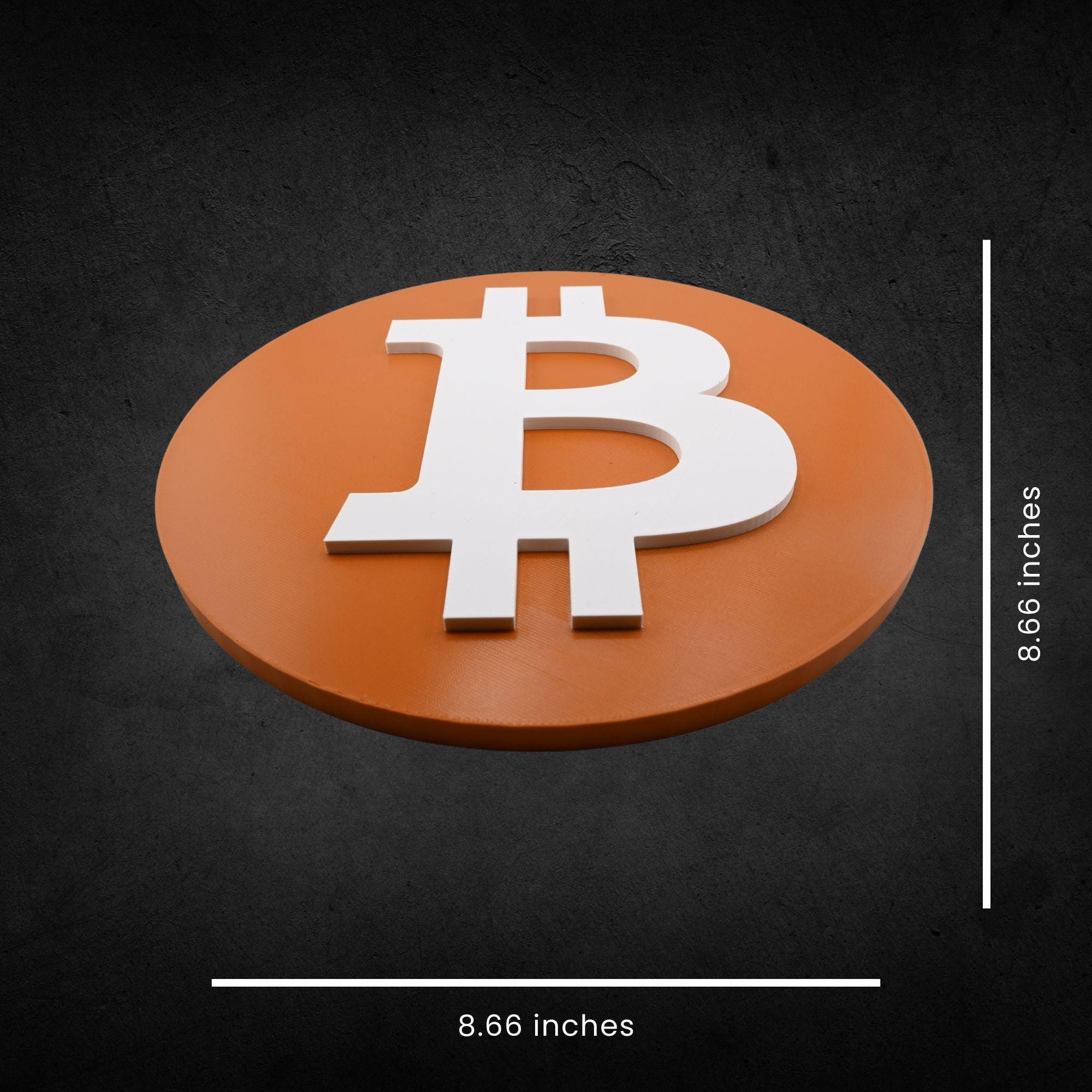 DankeDir! Hier Wohnt Ein Bitcoin Investor – 30 X 20 Cm Plastica