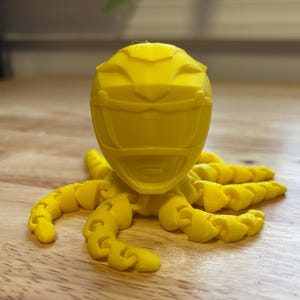 Mighty Morphin Octo Power Rangers | Articulated Fidget Toy Gift ...