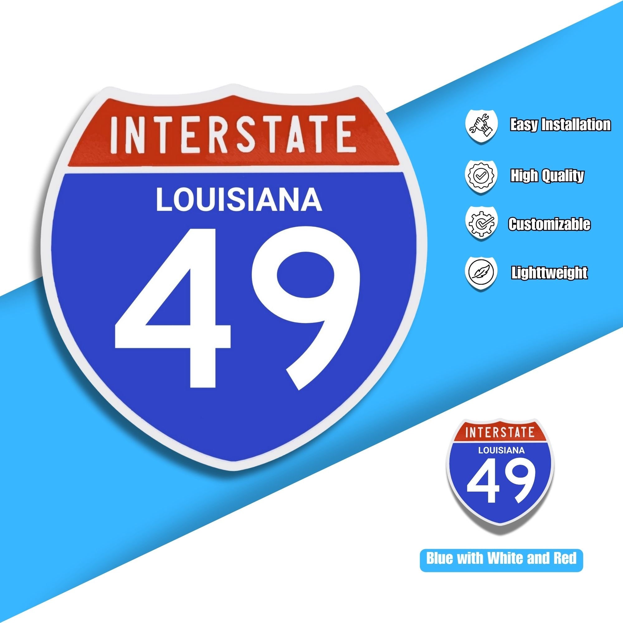 Interstate 49 - Road Sign Replica - Etsy
