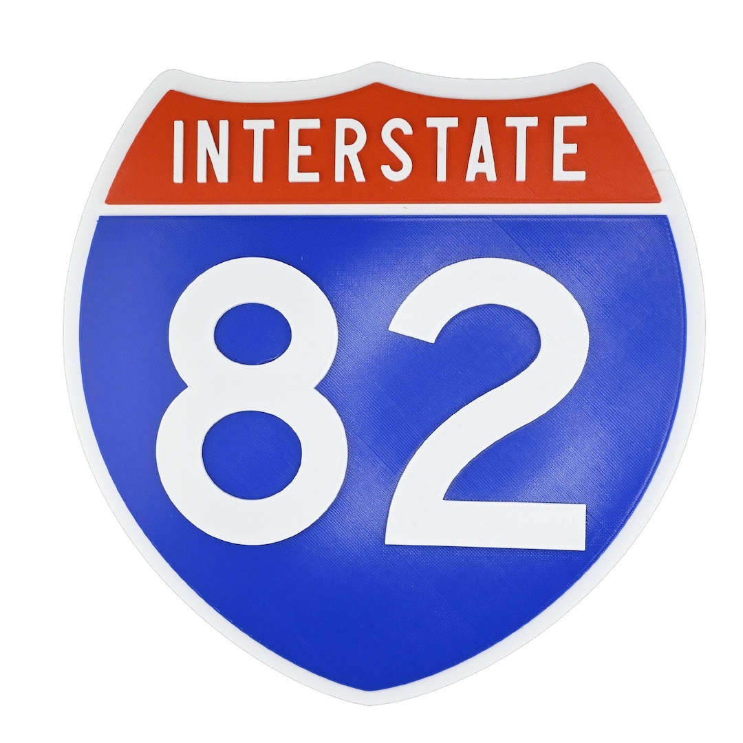 Interstate 82- Road Sign Replica - Etsy