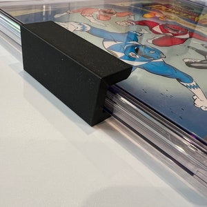 Wall Mountable Graded Comic Book Holder - Fits Standard 2016 - Current CGC Comic Book Slabs - Secure Display for Collectors and Enthusiasts