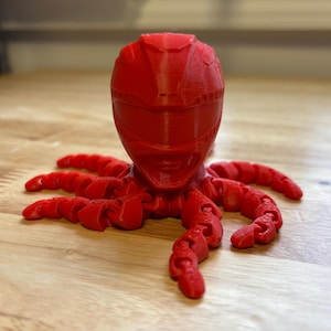 Mighty Morphin Octo Power Rangers | Articulated Fidget Toy Gift | Red ...