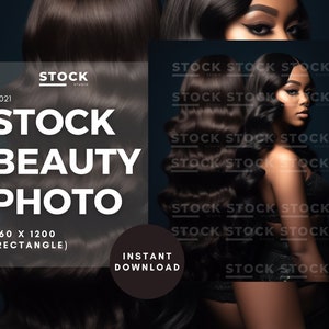Beauty Stock Photo Hair Model Stock Photo Content Beauty Salon Stock Image MakeUp Model Hair Stock Photo Marketing Small Business Wig Model