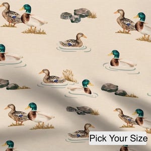 Pick Your Size Malard Duck Minky Blanket, Faux Furr Blanket, Duck Blanket, Neutral Blanket, Duck  Nursery, Duck Hunting, Hunting Nursery