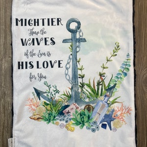 RTS Mightier Than the Waves Minky XL Lovey