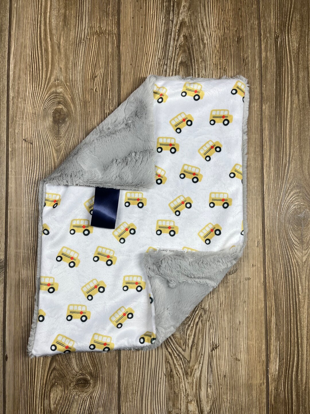 RTS School Bus Minky Lovey - Etsy