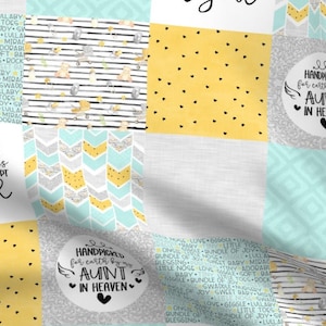 Pick Your Size Handpicked in Heaven By Minky Blanket, Pregnancy Announcement, Baby Announcement, Gift From Heaven Blanket